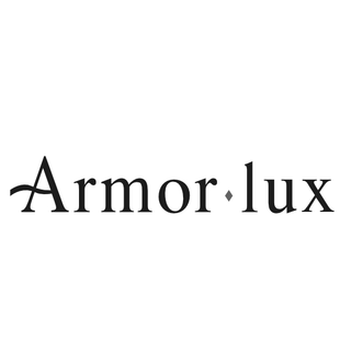 Armor Lux logo in black serif font on a white background
