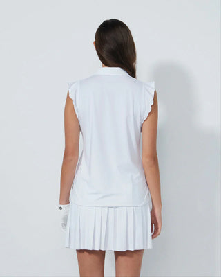 Daily Sports - Frill Sleeveless Polo Shirt