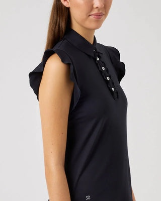 Daily Sports - Frill Sleeveless Polo Shirt