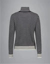 Paul & Shark Ladies - Chandail rayé col roulé de laine