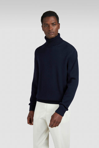 Paul & Shark - Chandail col roulé de laine Soft Cool Touch