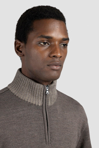 Paul & Shark - Chandail col zip de laine Soft Cool Touch