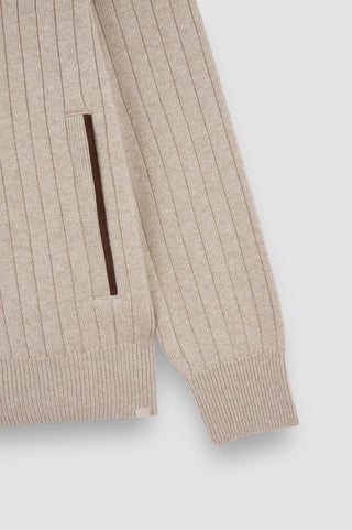 Paul & Shark - Cardigan zip de laine et cachemire