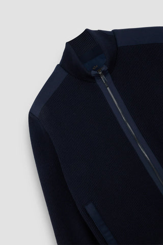 Paul & Shark - Cardigan doublé de laine Typhoon RE-4X4 Stretch