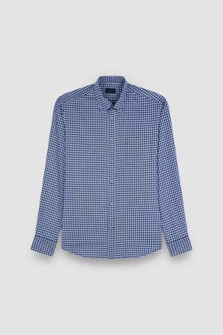 Paul & Shark - Chemise vichy de coton Silver Collection