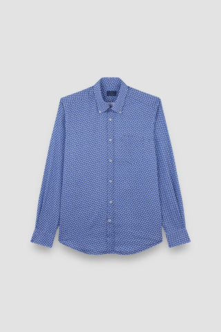 Paul & Shark - Chemise paisley de poplin de coton