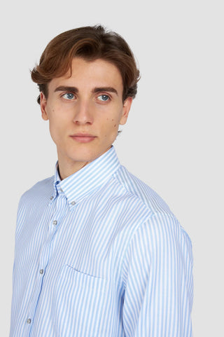 Paul & Shark - Chemise a rayures de coton Silver Collection