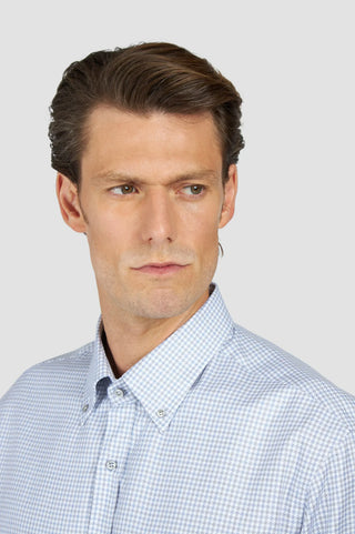 Paul & Shark - Chemise vichy de coton Silver Collection
