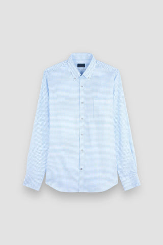 Paul & Shark - Chemise à carreaux de coton Silver Collection