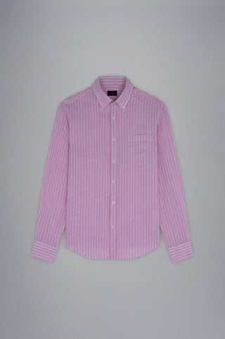 Paul & Shark - Chemise de lin manches longues à rayures - LE CAPITAINE D'A BORD