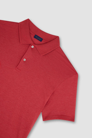 Paul & Shark - Polo manches courtes de soie et coton