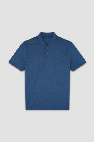 Paul & Shark - Polo manches courtes de soie et coton