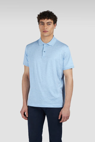 Paul & Shark - Polo manches courtes de soie et coton