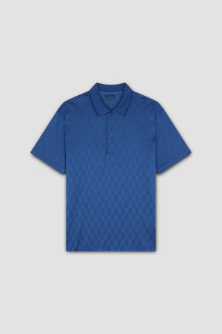 Paul & Shark - Polo manches courtes de coton Jacquard