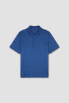 Paul & Shark - Polo manches courtes de coton Jacquard
