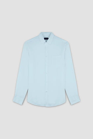 Paul & Shark - Chemise de lin manches longues unie