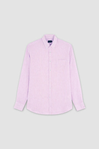 Paul & Shark - Chemise de lin manches longues à rayures