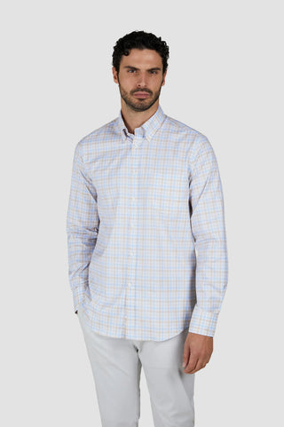 Paul & Shark - Chemise manches longues à carreaux de coton