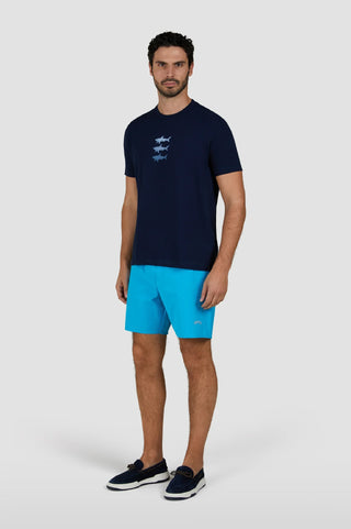 Paul & Shark - Maillot de bain seersucker avec badge