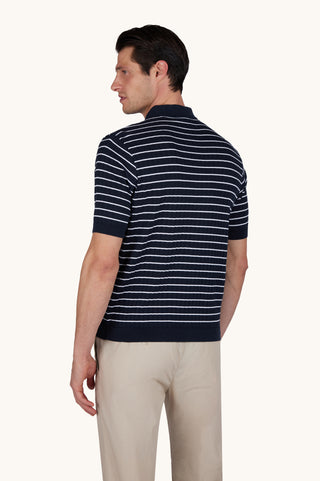 Paul & Shark - Polo rayé manches courtes coton Piuma