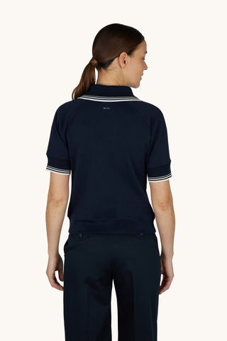 Paul & Shark Ladies - Polo manches courtes à zip de coton XSoft