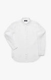 34 Heritage - Linen Chambray Shirt Bright White - LE CAPITAINE D'A BORD