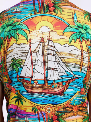 Robert Graham - THE SAILOR SKY - Chemise manches courtes Édition Limitée