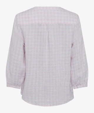 BRAX - Velia - Blouse de lin à carreaux