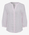 BRAX - Velia - Blouse de lin à carreaux
