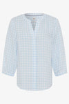 BRAX - Velia - Blouse de lin à carreaux