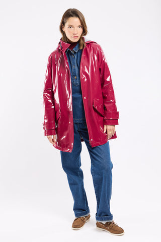 Armor-Lux - Ciré Brillant Doublé Laine Polaire pour Femme