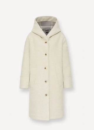 Colmar - Manteau avec capuche en drap de laine pour femme