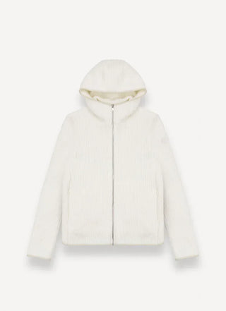Colmar - Cardigan zip à capuchon de laine bouclée pour femme
