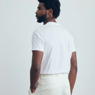 Emanuel Berg - T-Shirt manches courtes de coton 4Flex - Blanc
