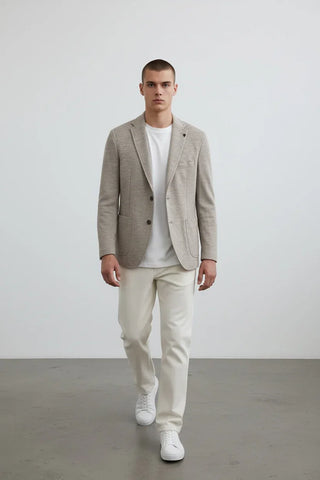 Digel - Andres - Move - Veston Tricot de Coton - Slim Fit