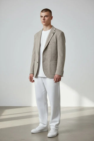 Digel - Andres - Move - Veston Tricot de Coton - Slim Fit