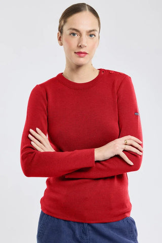 Armor-Lux - Briac - Pull breton de laine uni