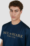 Paul & Shark - T-shirt manches courtes logo métallique