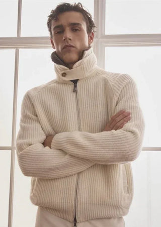 Paul & Shark - Cardigan zip laine RE-Wool