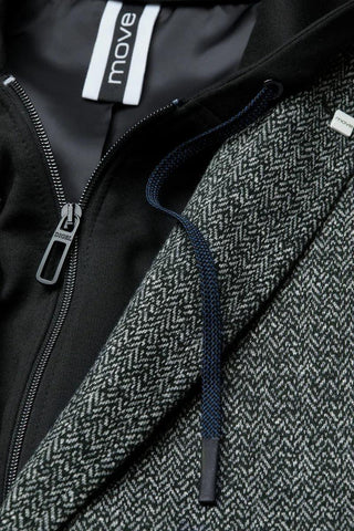 Digel - Neb - Veston Move Slim Fit avec Capuchon et rabat