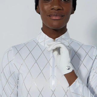 Daily Sports - Tempo Half Neck Argyle Print Long Sleeve Shirt