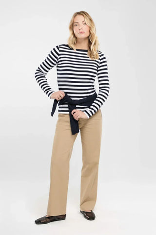 Armor-Lux - Erquy - Marinière coton extensible pour femme