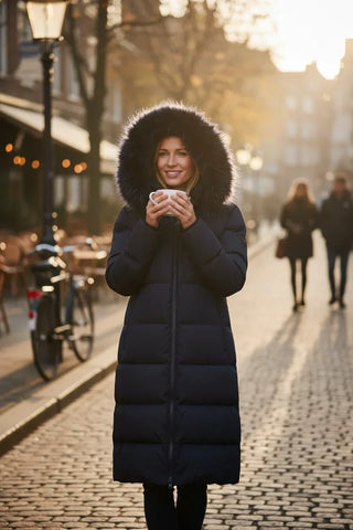 Paul & Shark Ladies - Manteau long matelassé de duvet pour femme