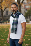 Hemley - Foulard à carreaux tartan de laine