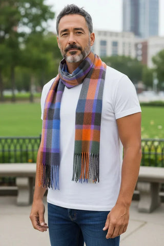 Hemley - Foulard à carreaux de cachemire
