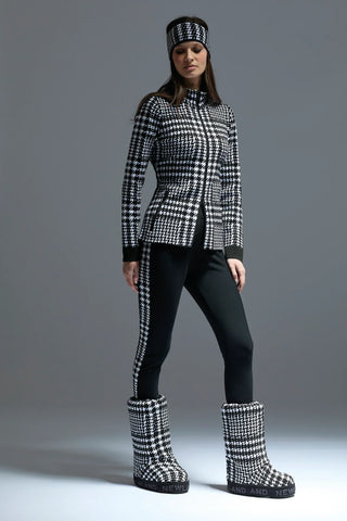 NEWLAND - Marmolada Lady Full Zip à Motifs Pied-de-poule