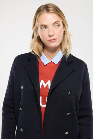Armor-Lux - Nevez - Cardigan croisé de laine