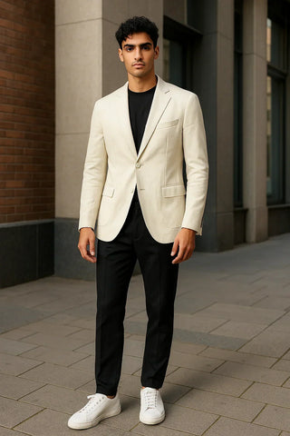 Digel - Kristo - Veston de Coton Slim Fit