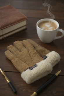  Crown Cap - Gantes de mouton double face pour homme