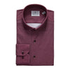 Emanuel Berg - Byron - Chemise manches longues unie Albini 4Flex - Modern Fit - Medium Red